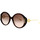 Zegarki & Biżuteria  Damskie okulary przeciwsłoneczne Gucci Occhiali da Sole  GG1202S 003 Brązowy