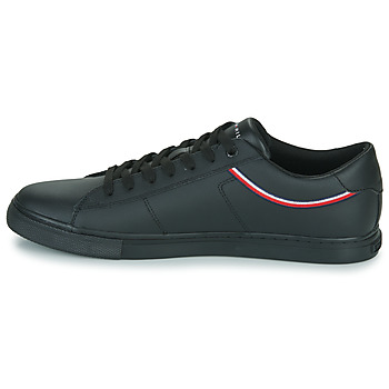 Tommy Hilfiger ESSENTIAL LEATHER SNEAKER DETAIL Czarny