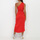 tekstylia Damskie Sukienki La Modeuse 20530_P56838 Czerwony