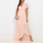 tekstylia Damskie Sukienki La Modeuse 32638_P74100 Różowy