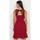 tekstylia Damskie Sukienki La Modeuse 32851_P74499 Czerwony