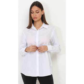 tekstylia Damskie Koszule La Modeuse 50095_P89862 Biały