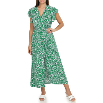 tekstylia Damskie Sukienki La Modeuse 58780_P135535 Zielony