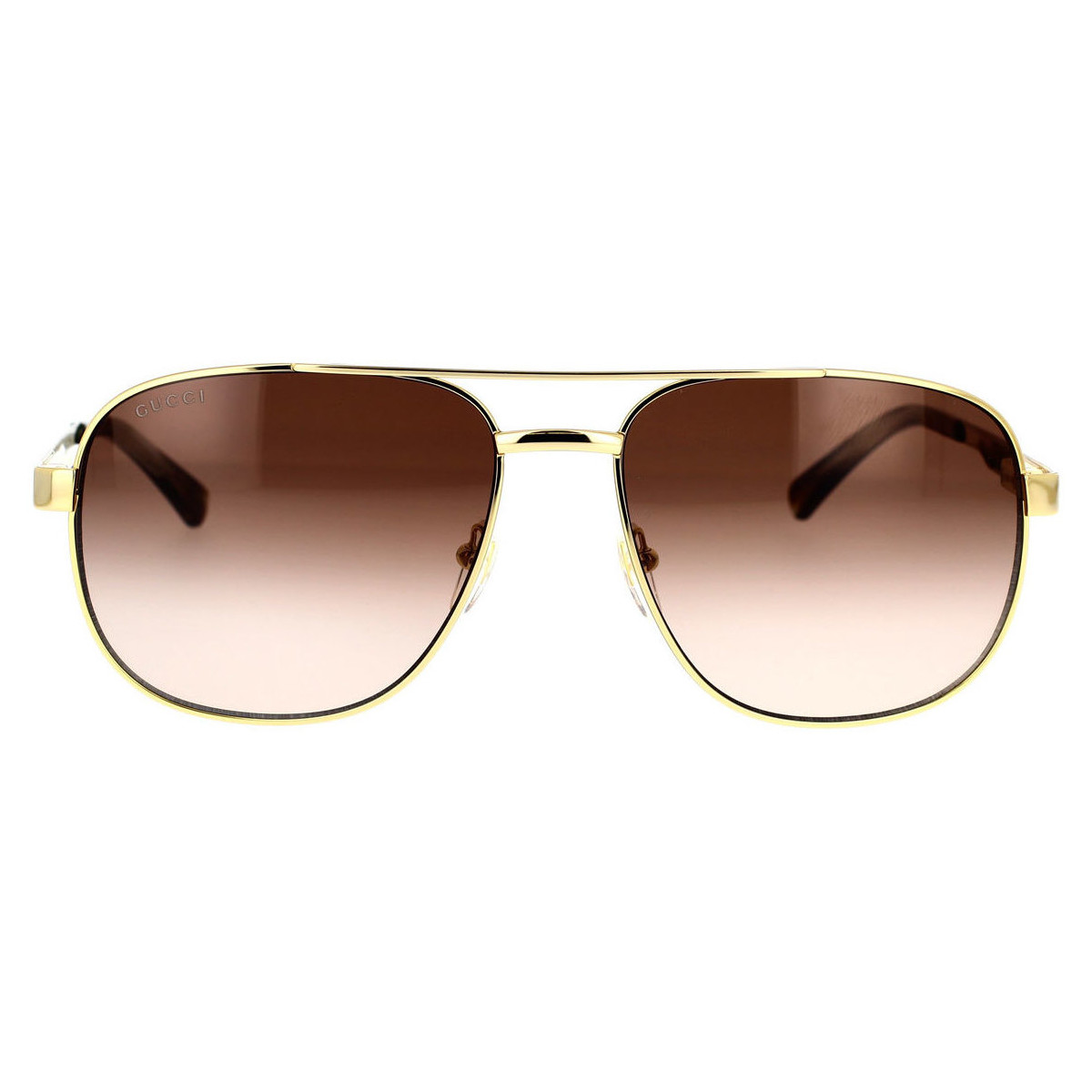 Zegarki & Biżuteria  Męskie okulary przeciwsłoneczne Gucci Occhiali da Sole  GG1223S 003 Złoty