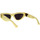 Zegarki & Biżuteria  Damskie okulary przeciwsłoneczne Bottega Veneta Occhiali da Sole  BV1176S 004 Żółty