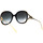 Zegarki & Biżuteria  Damskie okulary przeciwsłoneczne Gucci Occhiali da Sole  GG0226S 007 Czarny