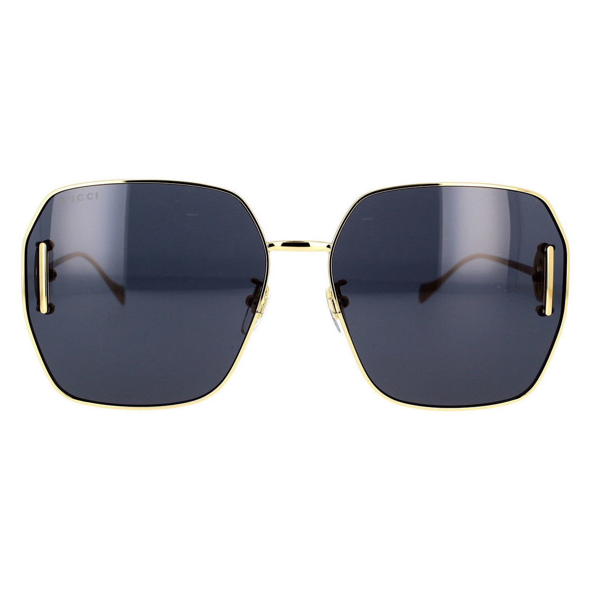 Zegarki & Biżuteria  Damskie okulary przeciwsłoneczne Gucci Occhiali da Sole  GG1207SA 002 Złoty