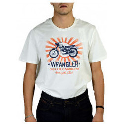 tekstylia Męskie T-shirty i Koszulki polo Wrangler AMERICANA TEE Biały