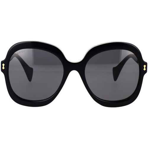Zegarki & Biżuteria  Damskie okulary przeciwsłoneczne Gucci Occhiali da Sole  GG1240S 001 Czarny