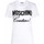 tekstylia Damskie T-shirty i Koszulki polo Moschino A07065441 2001 Biały