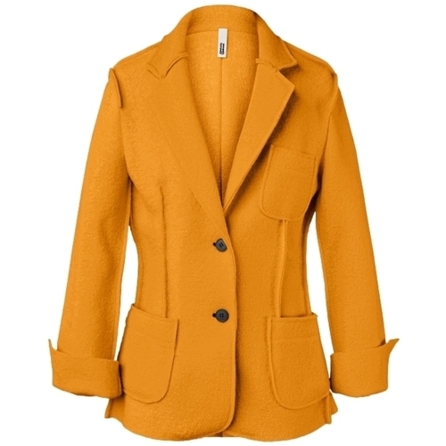 tekstylia Damskie Płaszcze Wendy Trendy Coat 221304 - Mustard Żółty
