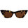 Zegarki & Biżuteria  Damskie okulary przeciwsłoneczne Bottega Veneta Occhiali da Sole  BV1101S 002 Brązowy