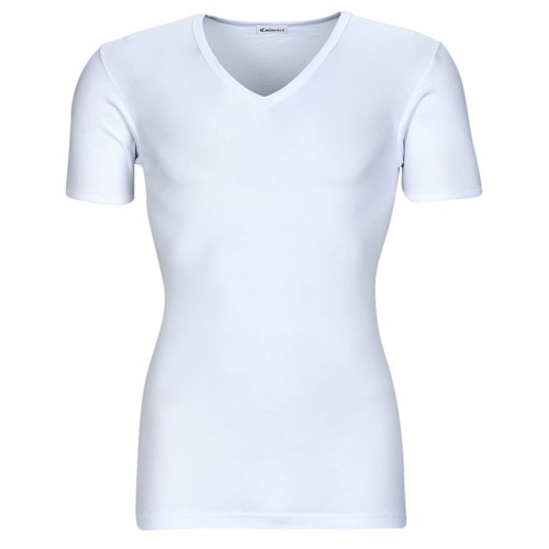 tekstylia Męskie T-shirty z krótkim rękawem Eminence T-SHIRT COL V MC Biały