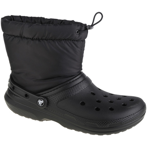 Buty Damskie Śniegowce Crocs Classic Lined Neo Puff Boot Czarny