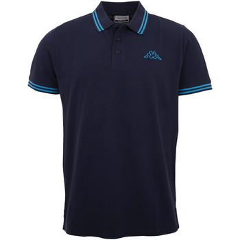 tekstylia Męskie Koszulki polo z krótkim rękawem Kappa Polo Shirt Niebieski