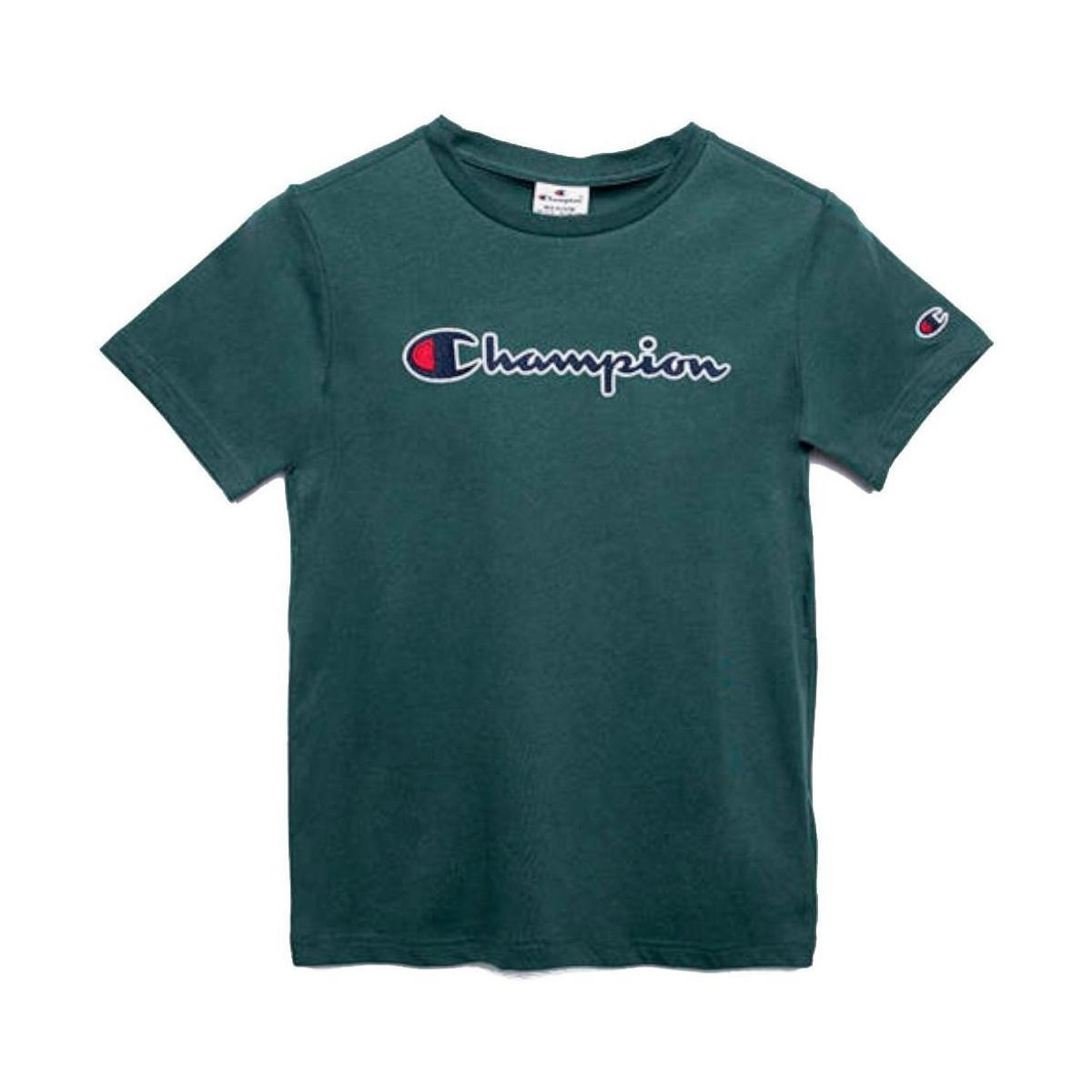 tekstylia Chłopiec T-shirty z krótkim rękawem Champion  Zielony