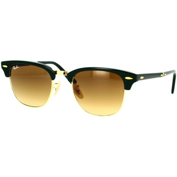 Zegarki & Biżuteria  okulary przeciwsłoneczne Ray-ban Occhiali da Sole  Clubmaster folding RB2176 136885 Zielony