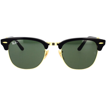 Zegarki & Biżuteria  okulary przeciwsłoneczne Ray-ban Occhiali da Sole  Clubmaster Folding RB2176 901 Czarny