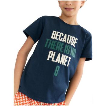 tekstylia Chłopiec T-shirty z krótkim rękawem Ecoalf  Niebieski