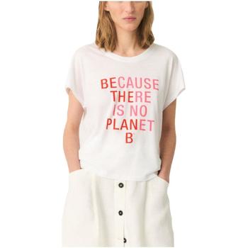 tekstylia Damskie T-shirty z krótkim rękawem Ecoalf  Biały