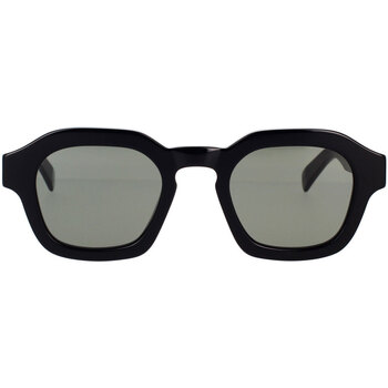 Zegarki & Biżuteria  okulary przeciwsłoneczne Retrosuperfuture Occhiali da Sole  Saluto Black 9FP Czarny