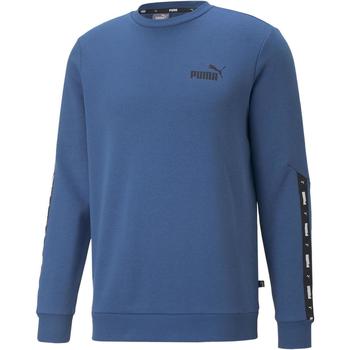 tekstylia Męskie Bluzy dresowe Puma Essentials Tape Crew Niebieski