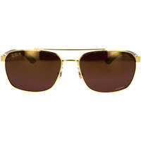 Zegarki & Biżuteria  Dziecko okulary przeciwsłoneczne Ray-ban Occhiali da Sole  RB3701 001/6B Polarizzati Złoty