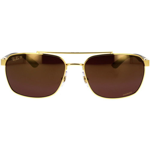 Zegarki & Biżuteria  okulary przeciwsłoneczne Ray-ban Occhiali da Sole  RB3701 001/6B Polarizzati Złoty
