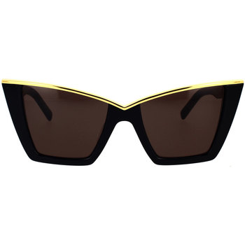 Zegarki & Biżuteria  Damskie okulary przeciwsłoneczne Yves Saint Laurent Occhiali da Sole Saint Laurent SL 570 001 Czarny