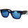 Zegarki & Biżuteria  okulary przeciwsłoneczne Ray-ban Occhiali da Sole  Mega Wayfarer RB0840S 6638O4 Niebieski