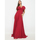 tekstylia Damskie Sukienki La Modeuse 62460_P141974 Czerwony