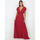 tekstylia Damskie Sukienki La Modeuse 62460_P141974 Czerwony
