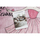 Dom Dywany Rugsx Dywan do prania BAMBINO 2185 Balerina, kotek 80x150 cm Różowy
