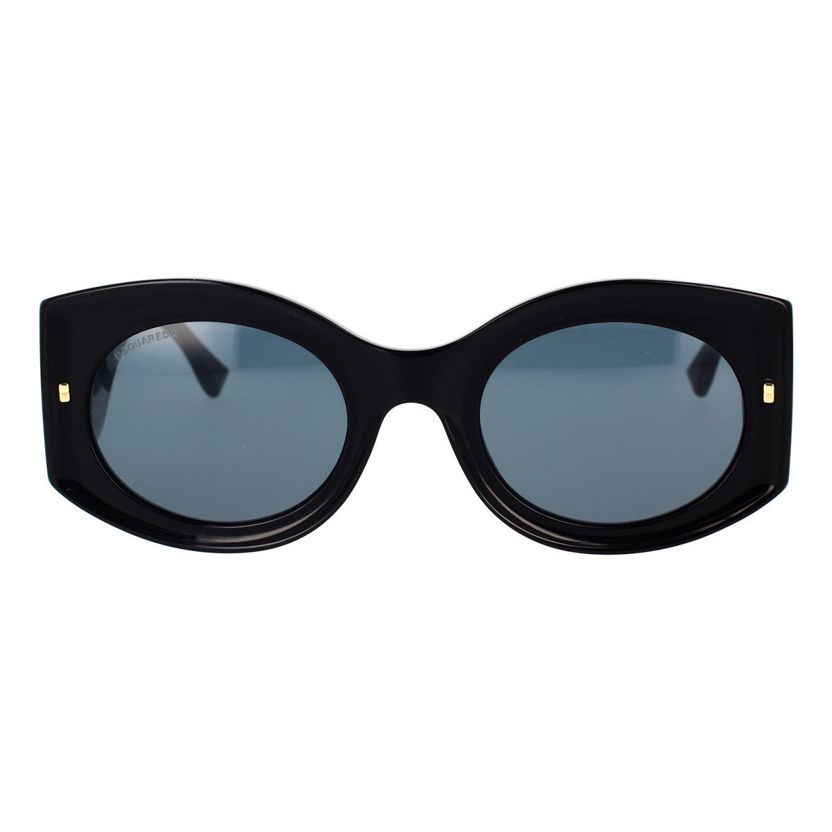 Zegarki & Biżuteria  okulary przeciwsłoneczne Dsquared Occhiali da Sole  D2 0071/S 807 Czarny