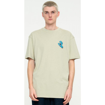 tekstylia Męskie T-shirty i Koszulki polo Santa Cruz Screaming hand chest t-shirt Beżowy
