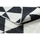 Dom Dywany Rugsx Dywan TWIN 22992 Geometryczny, bawełna, dwustronn 100x200 cm Czarny