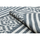 Dom Dywany Rugsx Dywan TWIN 22996 Geometryczny, pasy bawełna, dwus 100x200 cm Czarny