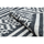 Dom Dywany Rugsx Dywan TWIN 22996 Geometryczny, pasy bawełna, dwus 80x150 cm Czarny