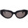 Zegarki & Biżuteria  Damskie okulary przeciwsłoneczne Balenciaga Occhiali da Sole  BB0236S 001 Czarny