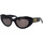 Zegarki & Biżuteria  Damskie okulary przeciwsłoneczne Balenciaga Occhiali da Sole  BB0236S 001 Czarny
