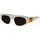 Zegarki & Biżuteria  Damskie okulary przeciwsłoneczne Balenciaga Occhiali da Sole  BB0095S 012 Biały