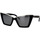 Zegarki & Biżuteria  Damskie okulary przeciwsłoneczne Yves Saint Laurent Occhiali da Sole Saint Laurent SL 570 002 Czarny