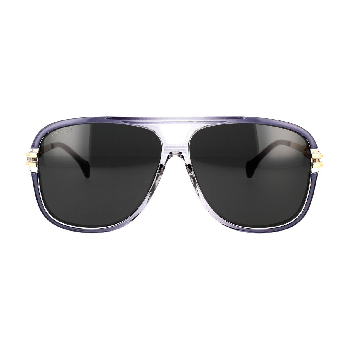 Zegarki & Biżuteria  Męskie okulary przeciwsłoneczne Gucci Occhiali da Sole  GG1105S 001 Złoty