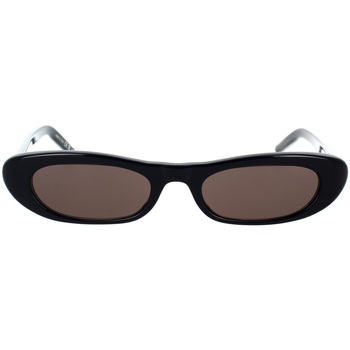 Zegarki & Biżuteria  Damskie okulary przeciwsłoneczne Yves Saint Laurent Occhiali da Sole Saint Laurent  SL 557 SHADE 001 Czarny