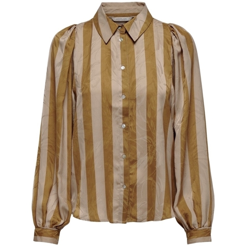 tekstylia Damskie Topy / Bluzki La Strada Shirt Atina L/S - Golden Złoty