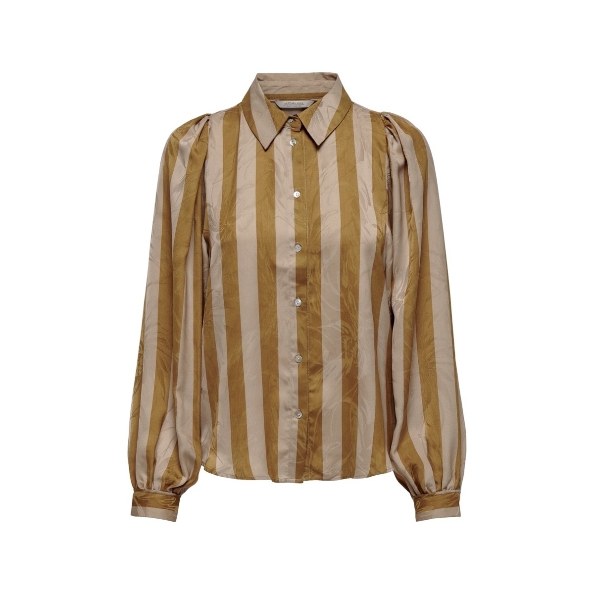 tekstylia Damskie Topy / Bluzki La Strada Shirt Atina L/S - Golden Złoty