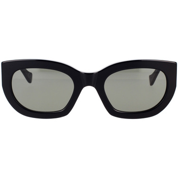 Zegarki & Biżuteria  okulary przeciwsłoneczne Retrosuperfuture Occhiali da Sole  Alva Black 38L Czarny