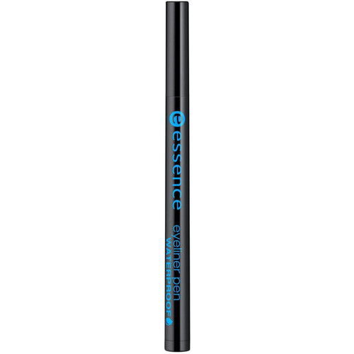 uroda Damskie Eyelinery  Essence Waterproof Felt-tip Eyeliner - 01 Black Blaze Czarny