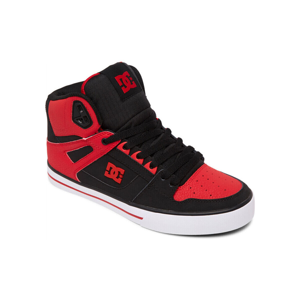 Buty Męskie Trampki DC Shoes Pure high-top wc ADYS400043 FIERY RED /WHITE/BLACK (FWB) Czerwony