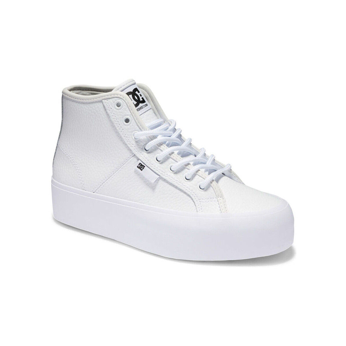 Buty Damskie Trampki DC Shoes Manual hi wnt ADJS300286 WHITE/WHITE (WW0) Biały
